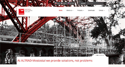 Desktop Screenshot of altrad-mostostal.pl